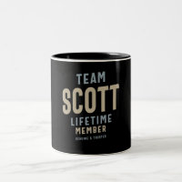 Team Scott Lifetime Member Personalisiert Name