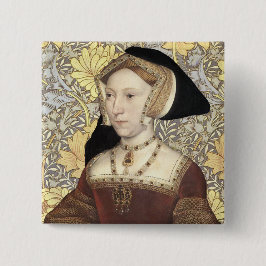 Team Seymour - Portrait von Königin Jane Seymour Button