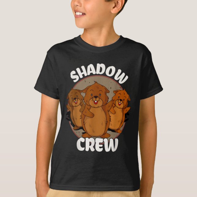 Team Shadow Crew Tag der Murmeltier  T-Shirt (Vorderseite)