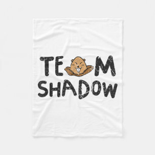 Team Shadow Lustiger Tag des Murmeltieres 2024  Fleecedecke