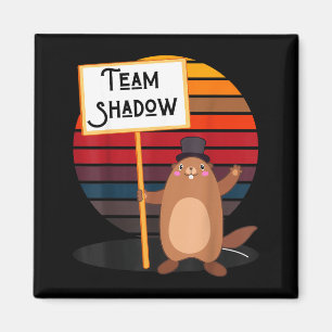 Team Shadow Lustiger Winter Tag des Murmeltieres M Magnet