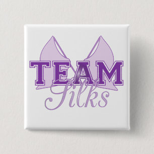 Team Silks Lila Button