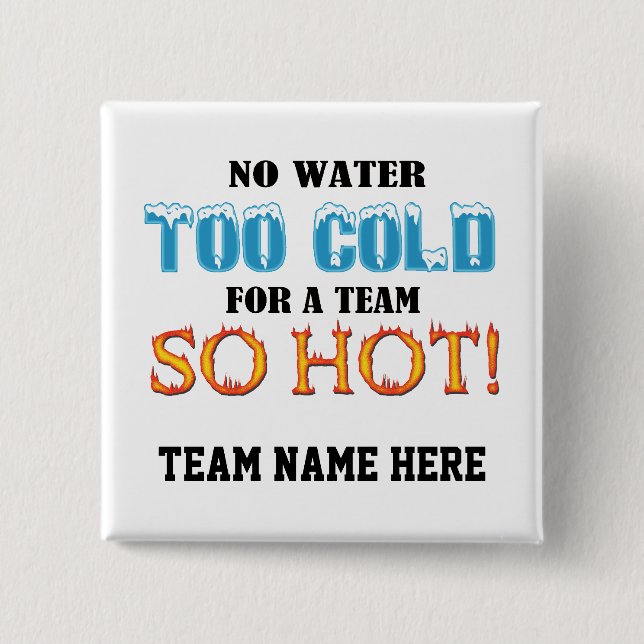 Team so heiß button (Vorderseite)