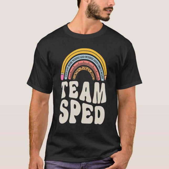 Team SPED Teacher Special Education Speducator Wom T-Shirt (Vorderseite)