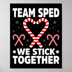 Team Sped Wir halten zusammen - Sonderpädagogik We Poster