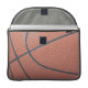 Team Spirit_Basketball Beschaffenheit look_Hoops MacBook Pro Sleeve (Vorderseite mit Gerät)