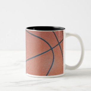 Team Spirit_Basketball Beschaffenheitsblick Zweifarbige Tasse