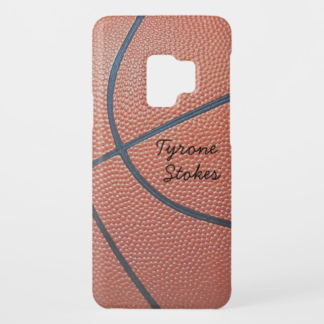 Team Spirit_Basketball texture_Autograph Art Case-Mate Samsung Galaxy Hülle (Rückseite)