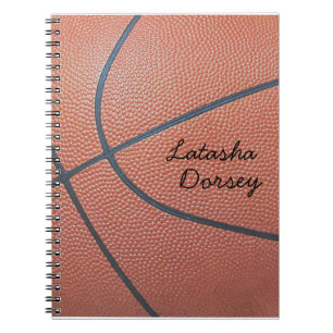 Team Spirit_Basketball texture_Autograph Art Notizblock