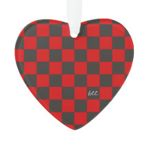 Team Spirit Checkerboard INITIALS School Herzspass