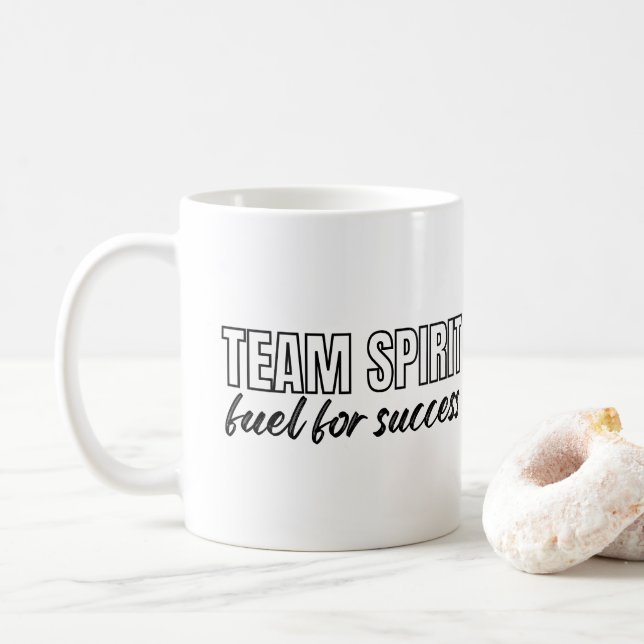 Team Spirit Inspiration Business-Mitarbeiter Kaffeetasse (Mit Donut)