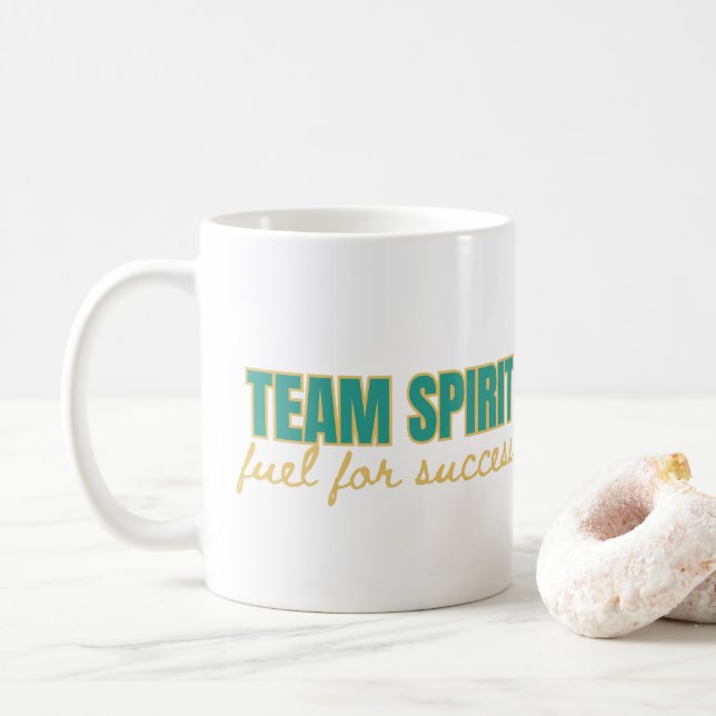 Team Spirit Inspiration Unternehmensgeschenk Kaffeetasse (Mit Donut)
