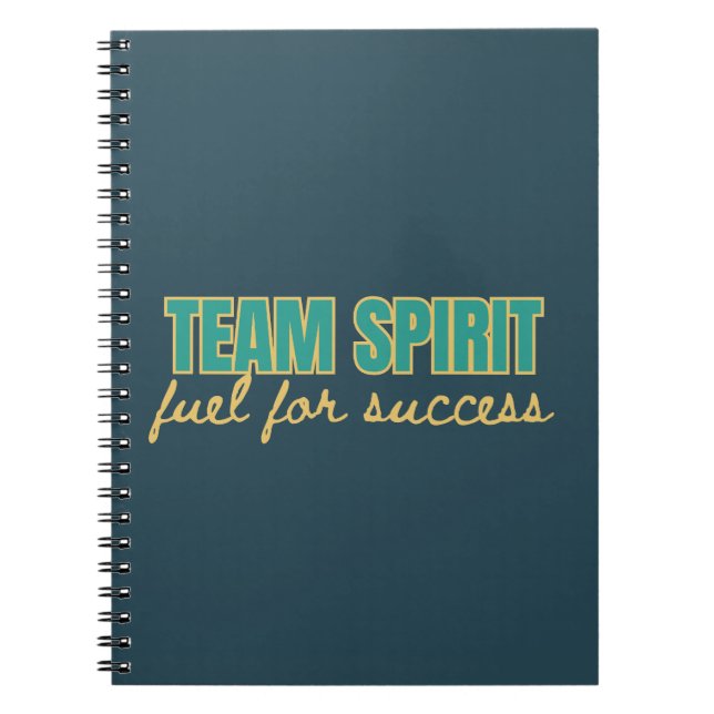 Team Spirit Motivierend Company Business-Geschenk Notizblock (Vorderseite)
