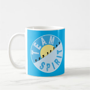 Team Spirit - Mountain Climbing Classic Kaffeetasse