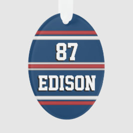 Team Spirit Red White und Blue Ornament