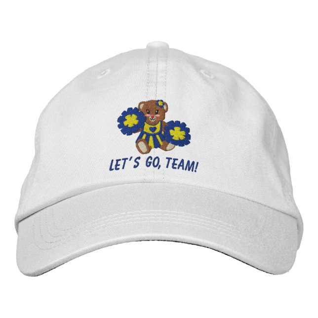 Team Spirit Teddy Hat Bestickte Kappe (Vorderseite)
