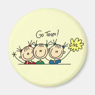 Team Sport Cheerleader Tshirts und Geschenke Magnet