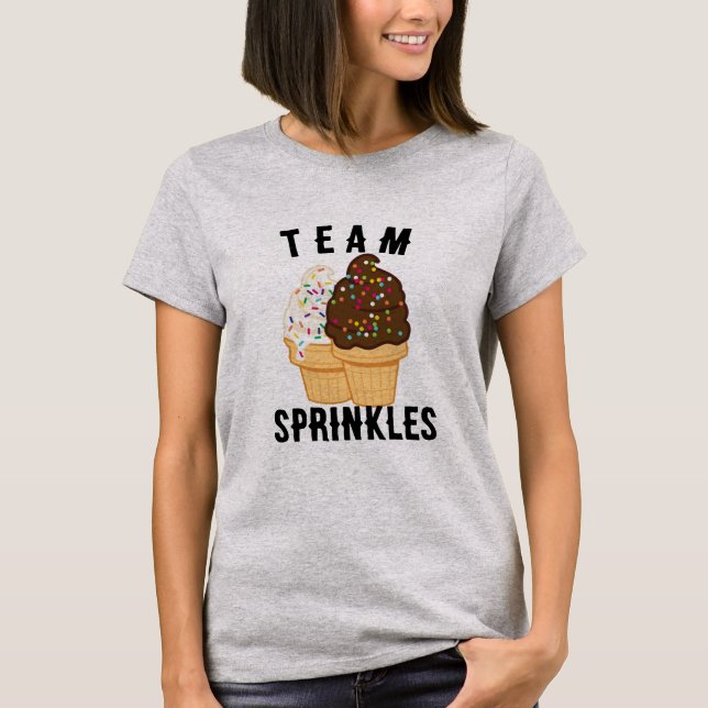 Team Sprinkles Ice Cream T - Shirt - Womens Niedli (Vorderseite)