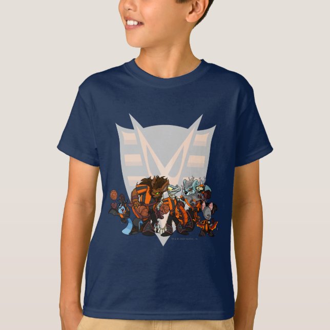 Team-Spuk Holz-Gruppe T-Shirt (Vorderseite)