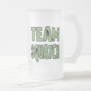 Team Squatch Mattglas Bierglas