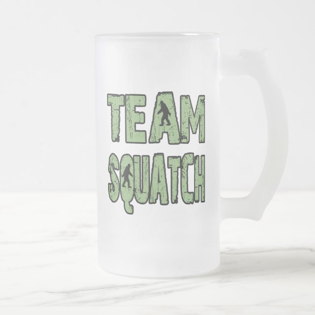 Team Squatch Mattglas Bierglas (Rechts)