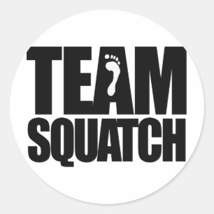 TEAM SQUATCH RUNDER AUFKLEBER