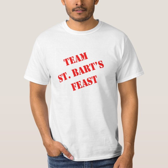 Team-St Bart Fest T-Shirt (Vorderseite)