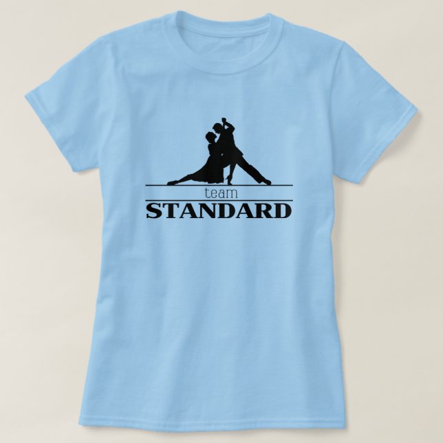 Team Standard Ballroom Dance Silhouette T-Shirt (Design vorne)