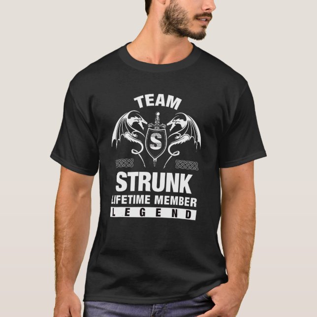 Team Strunk Lifetime-Mitglied T-Shirt (Vorderseite)