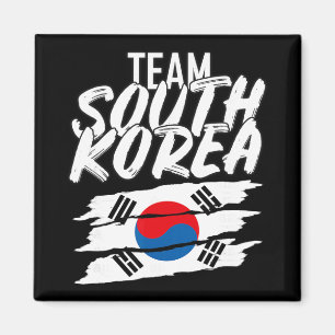 Team Südkorea Fußball Koreanisches Sport T-Shirt  Magnet