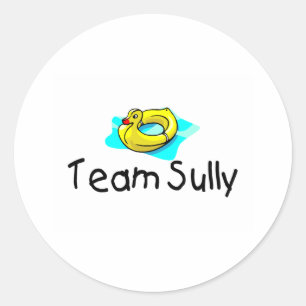 Team Sully Ente Runder Aufkleber