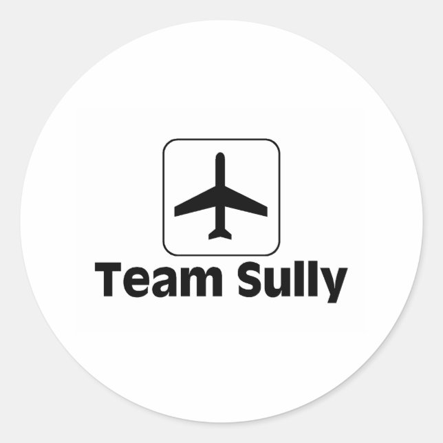 Team Sully Runder Aufkleber (Vorderseite)
