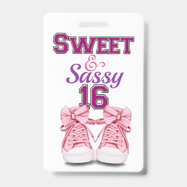 Team Sweet 16 Abzeichen - Siehe Zurück Ausweis (Vorderseite)