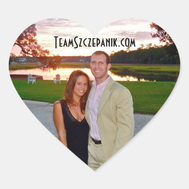 Team Szczepanik Heart Sticker (Vorderseite)