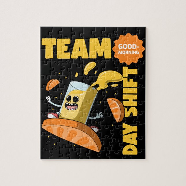 Team Tagschicht  Puzzle (Vertikal)