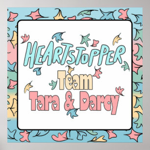 Team Tara und Darcy White Poster