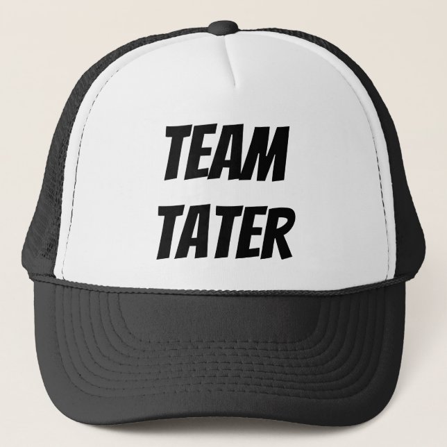 Team Tater Hat (K9 Tater) Truckerkappe (Vorderseite)