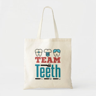 Team Teeth Dental Squad Mitarbeiter Zahnarzthygien Tragetasche