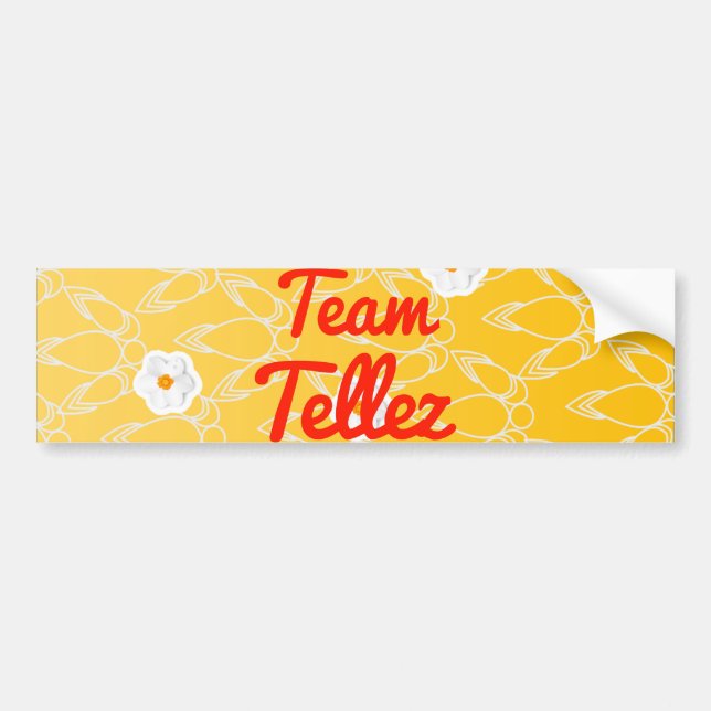 Team Tellez Autoaufkleber (Vorne)