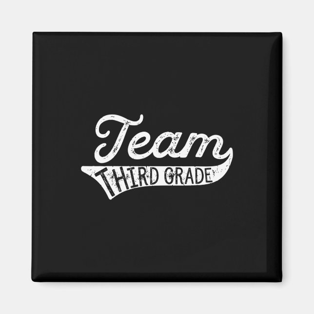 Team Third Grade - Student Teacher Byck Zur Schule Magnet (Vorne)