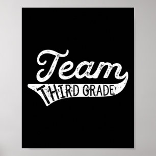Team Third Grade - Student Teacher Byck Zur Schule Poster
