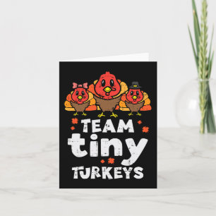 Team Tiny Trukeys Niedlich Erntedank Day Nicu Nurs Karte