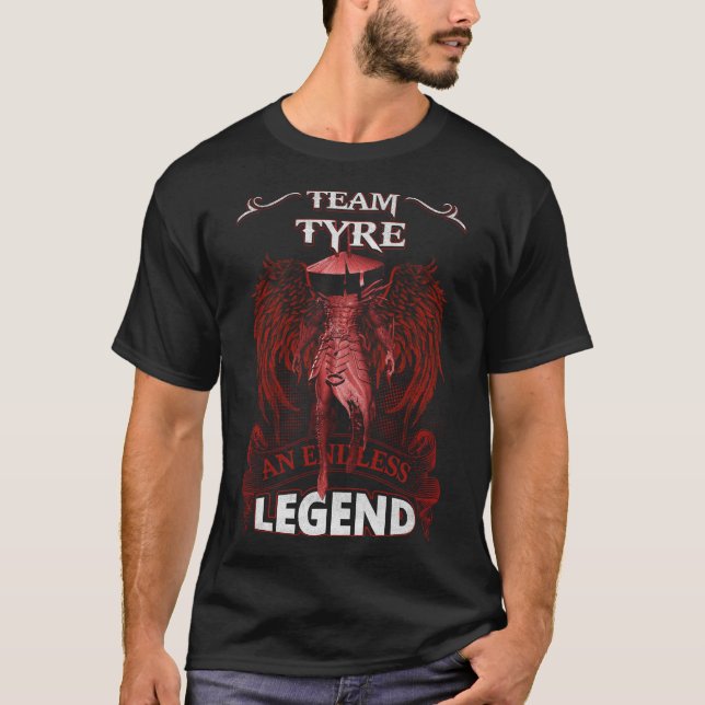 Team TIRE - Ein endloses LEGEND T-Shirt (Vorderseite)