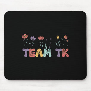 Team Tk Kindergarten-Lehrer Zurück zur Schule Retr Mousepad