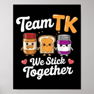 Team Tk Lehrer Übergangs-Kindergarten zurück Poster