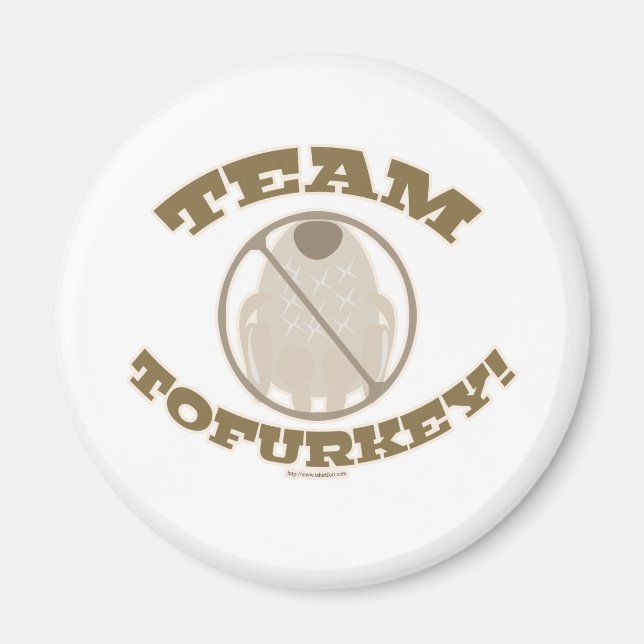 Team Tofurkey Magnet (Vorne)