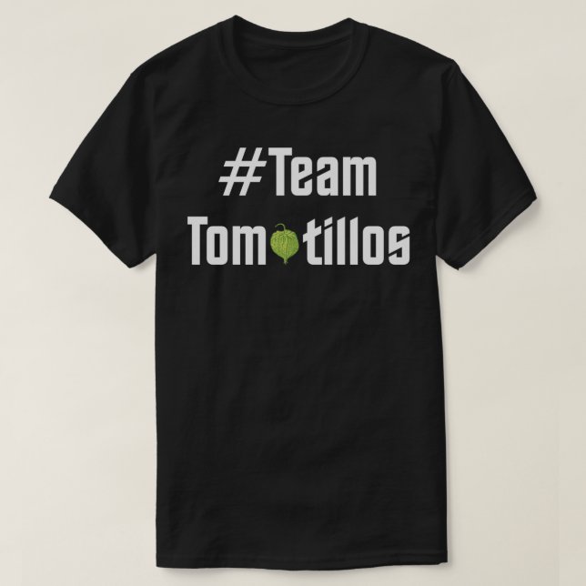 Team Tomatillos White T-Shirt (Design vorne)