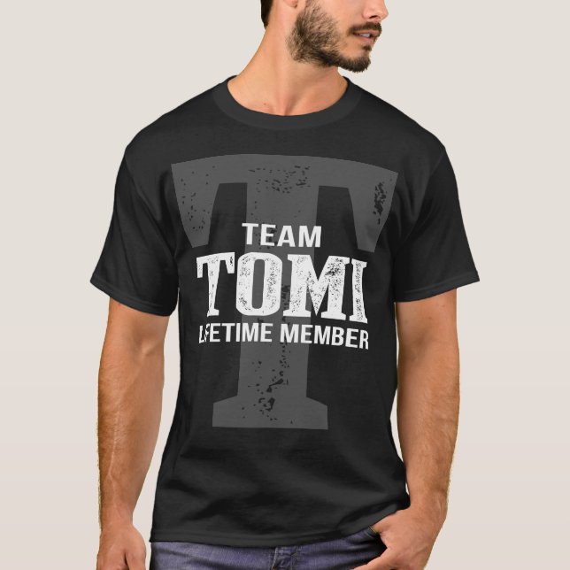 Team TOMI Lifetime-Mitglied T-Shirt (Vorderseite)