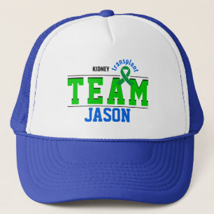 Team Transplantation Sport Green Ribbon individuel Truckerkappe