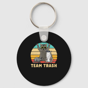 Team Trash Opossum Raccoon Rat, Funny Animals Garb Schlüsselanhänger